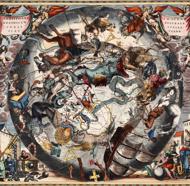 Puzzle Cellarius: Déli félteke csillagképek, 1661