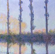 Puzzle Claude Monet: Neljä puuta, 1891