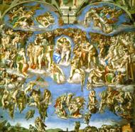Puzzle Michelangelo Buonarroti: Poslední soud