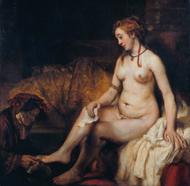 Puzzle Rembrandt: Batsheba v jej kúpeľoch