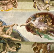 Puzzle Michelangelo Buonarroti: Stvoření Adama v Sixtinské kapli
