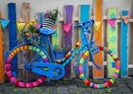 Puzzle Mans skaistais krāsains velosipēds 1500