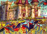Puzzle François Ruyer: Battle with dragons