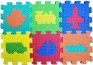 Puzzle Baby Foam Puzzle Mat Transport 6 pezzi - 3+
