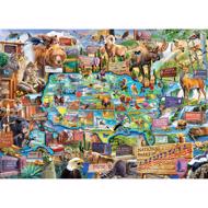 Puzzle Parchi Nazionali America 1000