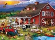 Puzzle Premium kolekcija - The Barnyard Crowd