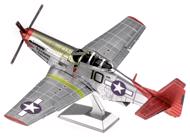 Puzzle Tuskegee Airmen P-51D Mustang repülőgép - Fém - 3D  image 2