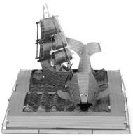 Puzzle Könyv - Fehér bálna - Fém - 3D  image 4