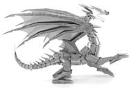 Puzzle Ezüst sárkány - Fém - 3D image 4