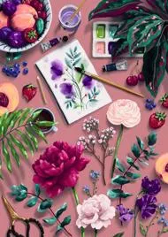 Puzzle Kreatív műhely és a virágok 