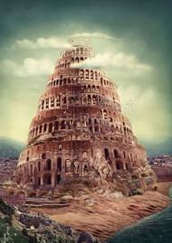 Puzzle Babilonski stolp 1000