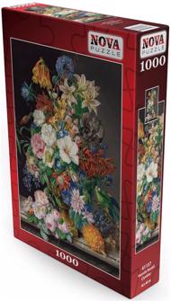 Puzzle Πολύχρωμα λουλούδια 1000