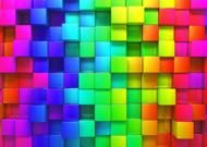 Puzzle Caixas de cores do arco-íris