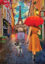 Puzzle Прогулка по улицам Парижа