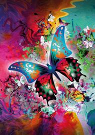 Puzzle Fantastischer Schmetterling 1500
