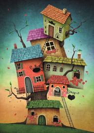Puzzle Fantasie Huizen