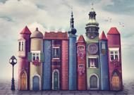 Puzzle Maisons de livres magiques