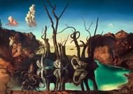 Puzzle Dali: Lebedele care reflectă elefanții 1000