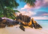Puzzle Højdepunkter Smukke øer: Seychellen