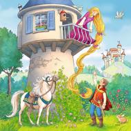Puzzle 3x49 Rapunzel, Rødhætte, Prinsen image 3