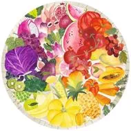 Puzzle Owoce i Warzywa okrągłe 500