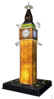 Puzzle Big Ben. Puzzle 3D LED image 4