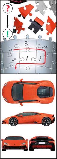 Puzzle 3D Lamborghini Huracan Evo image 8