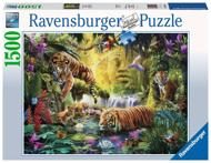 Puzzle Peaceful tigers image 2