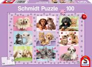 Puzzle Mijn dierenvrienden 100