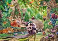 Puzzle Steve Sundram: Aziatische dieren in het wild