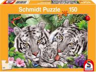 Puzzle Familia de tigres