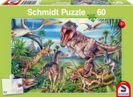 Puzzle Printre dinozauri