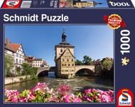 Puzzle Bamberg, Regnitz and the old town hall image 2