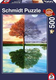 Puzzle The seasons tree image 3