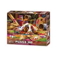 Puzzle Onhandige schilder 300XXL
