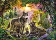 Puzzle Farkasok az erdőben 