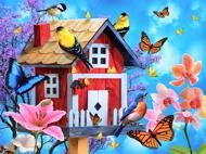 Puzzle Gadamus - Rdeča ptičja hišica