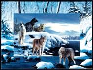 Puzzle Ice Wolves