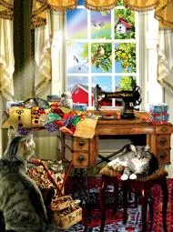 Puzzle Schory - The Sewing Room