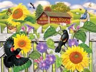 Puzzle Sunflowers and Blackbirds