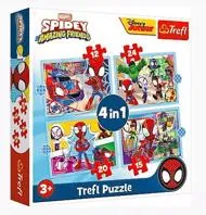 Puzzle 4 en 1 Spiderman