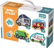 Puzzle 4v1 Babypuzzel Dopravné prostriedky