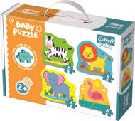 Puzzle Puzzle per bambini 4v1 Safari