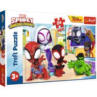 Puzzle Spidey och Spiderman friends 24 maxi