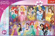 Puzzle Prinsesser portrætter 160 dielikov