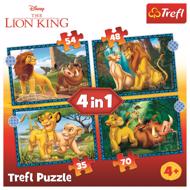 Puzzle 4en1 Le Roi Lion, 1 - 39 pieces