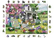 Puzzle Vidéki kert - Fából