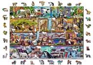 Puzzle Stewart: Neverjetno živalsko kraljestvo, leseno