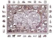 Puzzle L'Era dell'Esplorazione Mappa 1010 in legno