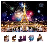Puzzle Párizs éjszaka - Fából image 2